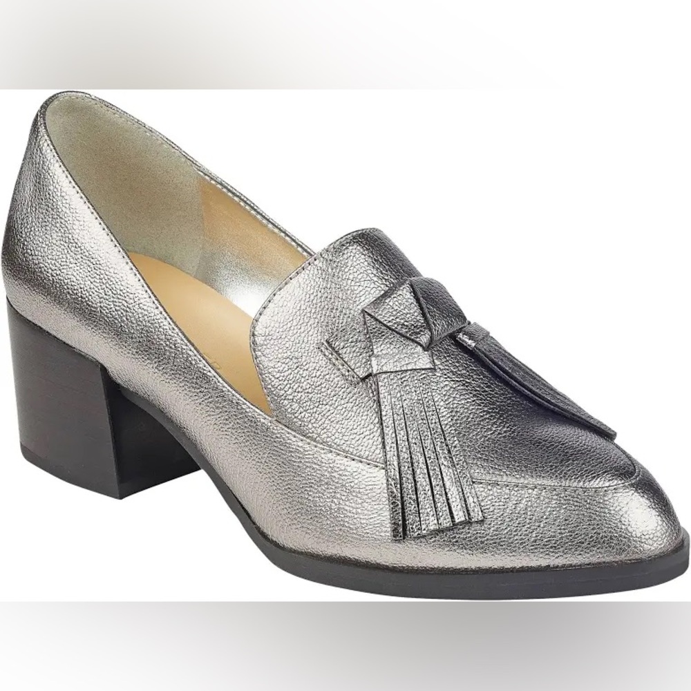 Silver Tassel Loafers